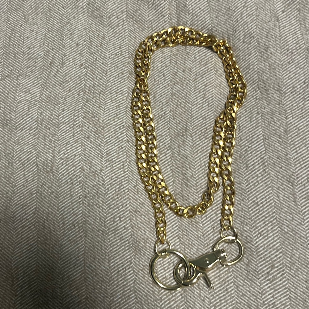 NWOB Loop Choker Gold Wrap Necklace by Luneprint - Picture 3 of 4